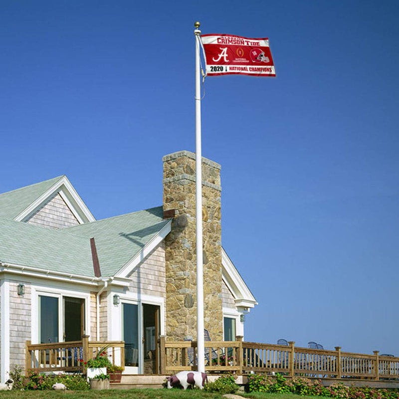 College Flags & Banners Co. Alabama Crimson Tide National Football 2020 Champions 3x5 Grommet Flag - BeesActive Australia