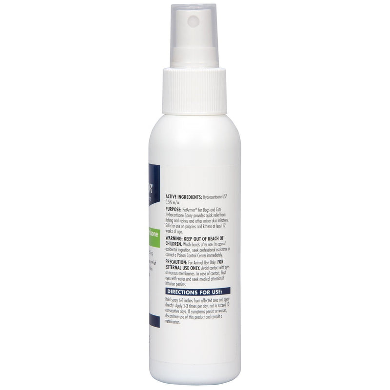 PetArmor Hydrocortisone Spray for Dogs & Cats, 4 oz - BeesActive Australia