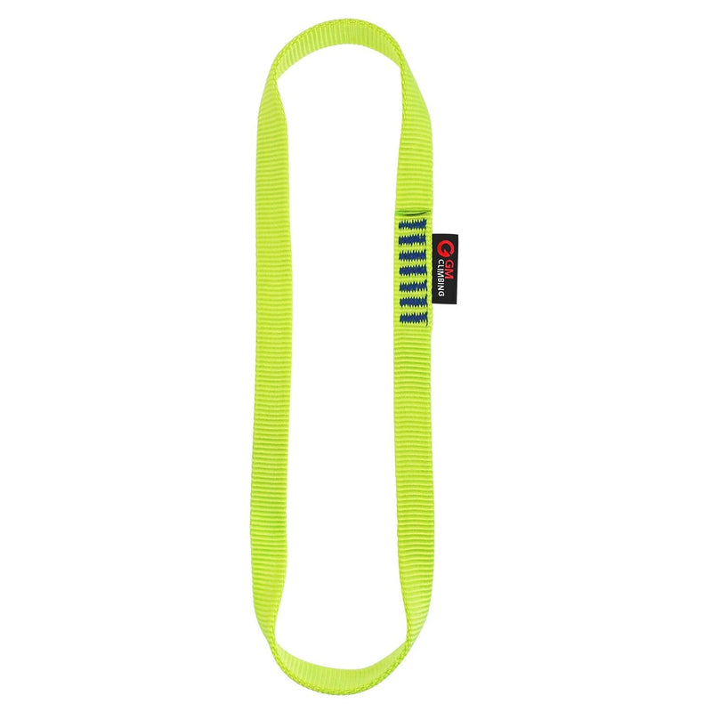 GM CLIMBING 16mm Nylon Sling Runner 22kN / 4950lbf CE UIAA Certified Green 60cm / 24inch | Single Unit - BeesActive Australia