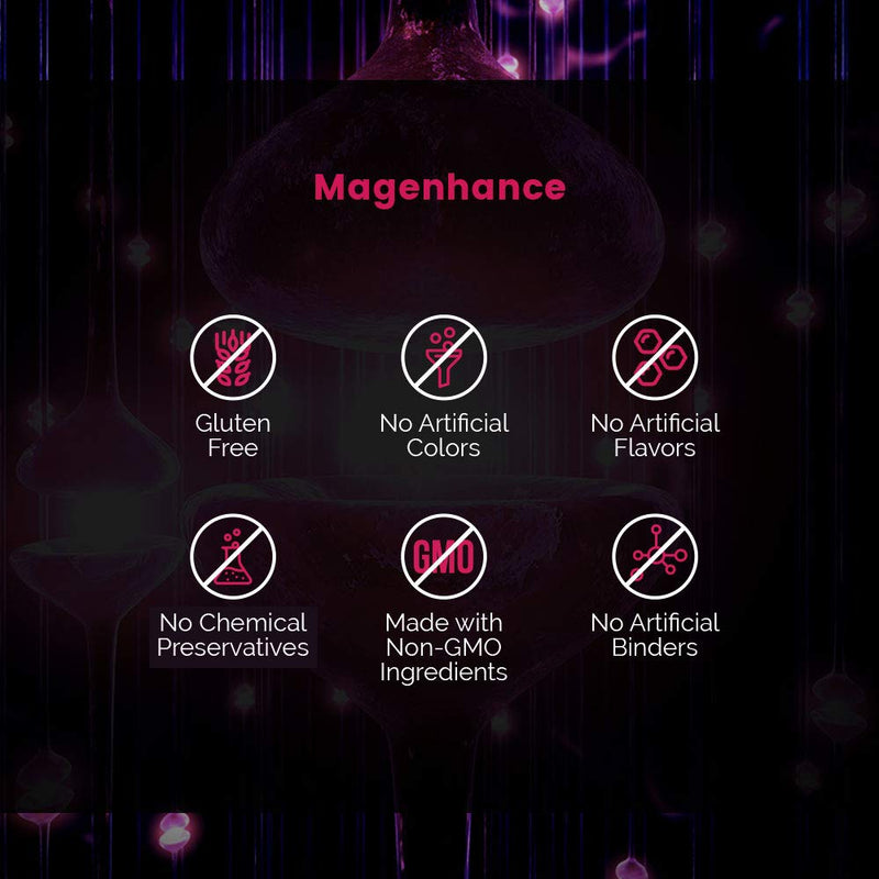 MagEnhance Magnesium Supplement by Intelligent Labs, Magnesium-L-Threonate Complex with Magnesium Glycinate and Taurate, 90 Capsules - BeesActive Australia