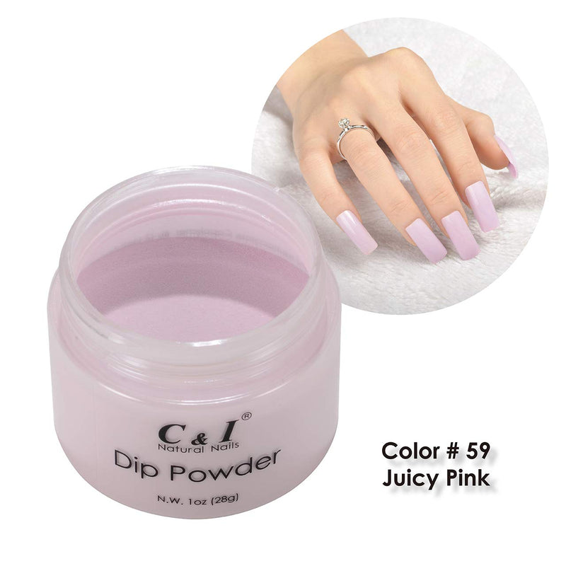 C & I Dipping Powder Color No.059 Juicy Pink Red Color System - BeesActive Australia