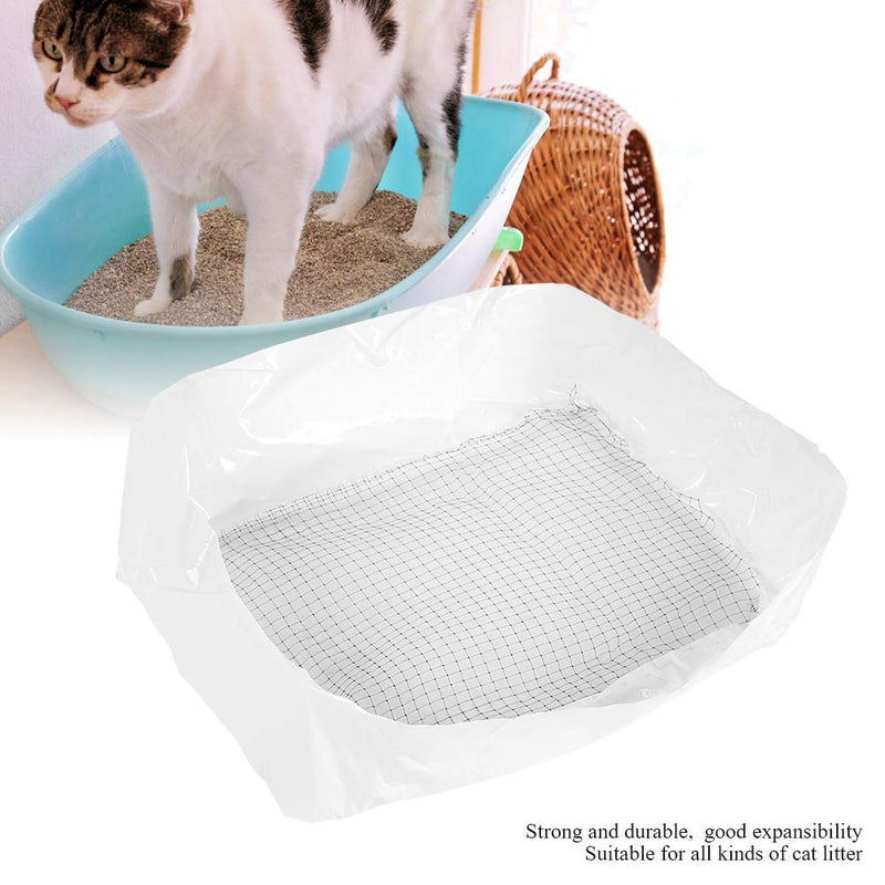 10Pcs/set Cat Litter Box Liner Tray Reusable Strong Pet Lifter Sifter Bag Cat Litter Liners - BeesActive Australia