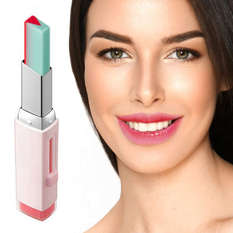 Lip Gloss, Two Tone Blending Lip Bar, Tinted Lip Stick, Moisturizing Lip Balm,Creamy Texture Moist Feeling With Vivid Color Combination and Tint (Tint Mint #03) Tint Mint #03 - BeesActive Australia