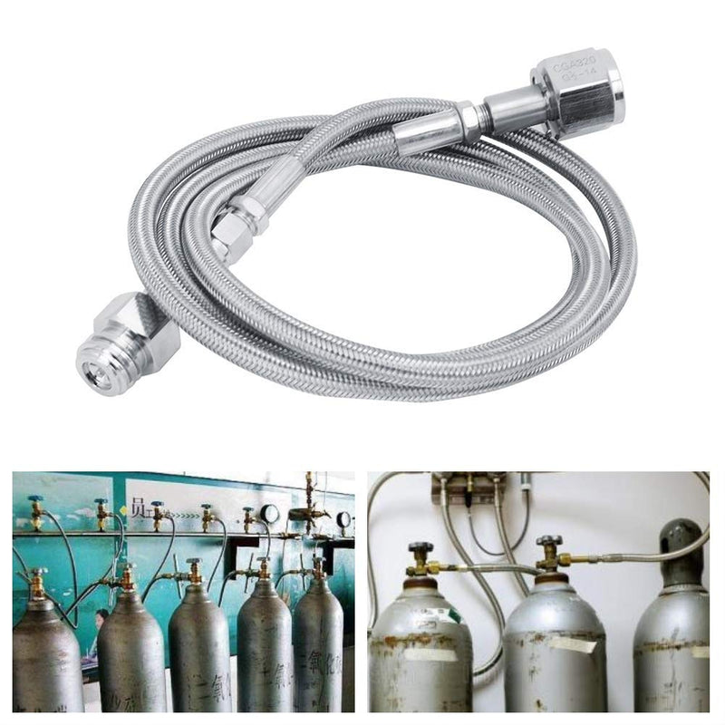 External hose, 1.5 m, 60 inches for Soda Club adapter kit for external hose CGA320 connection(TR21-4,W21.8-14) - BeesActive Australia
