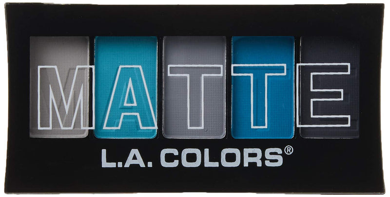 L.A. Colors 5 Color Matte Eyeshadow, Blue Denim, 0.08 Ounce - BeesActive Australia