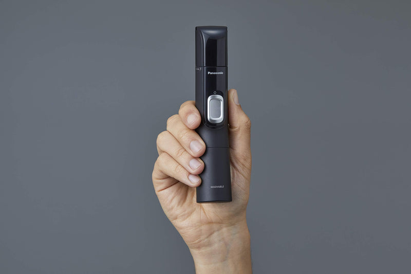 Panasonic Er-Gn300K503 Wet & Dry Nose Ear Brow Trimmer, Black, 3.8 x 3.4 x 16.4 cm - BeesActive Australia