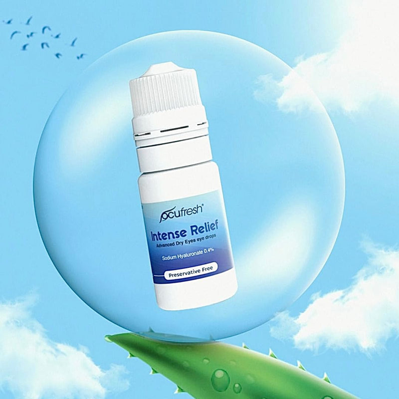 Ocufresh Intense Relief Dry & Itchy Eye Relief with 0.4% Sodium Hyaluronate & Vitamin E for Dry Eyes - BeesActive Australia