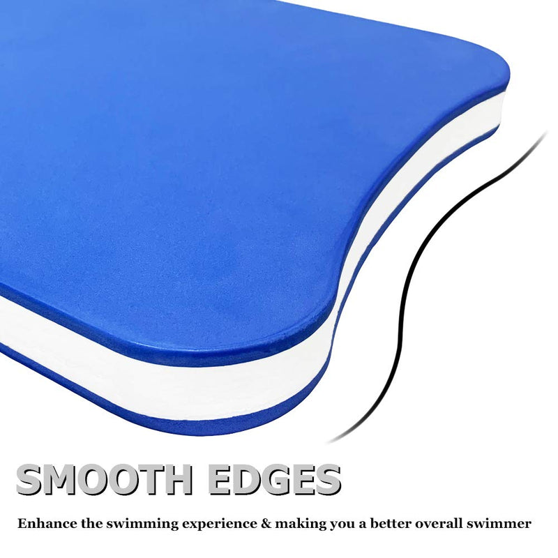 Roveinsia Kickboards Swimming, Swim Training Aid Kick Board for Adults and Kids, U Design Pool Floats with Integrated Hole Handle, EVA Foam, Blue - BeesActive Australia