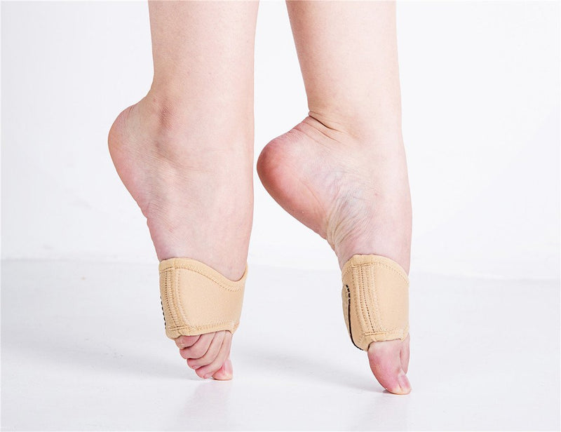 [AUSTRALIA] - Women's Neoprene Half Sole Dance Paws Kids Forefoot Pad Half Lyrical Shoes Small Nude 