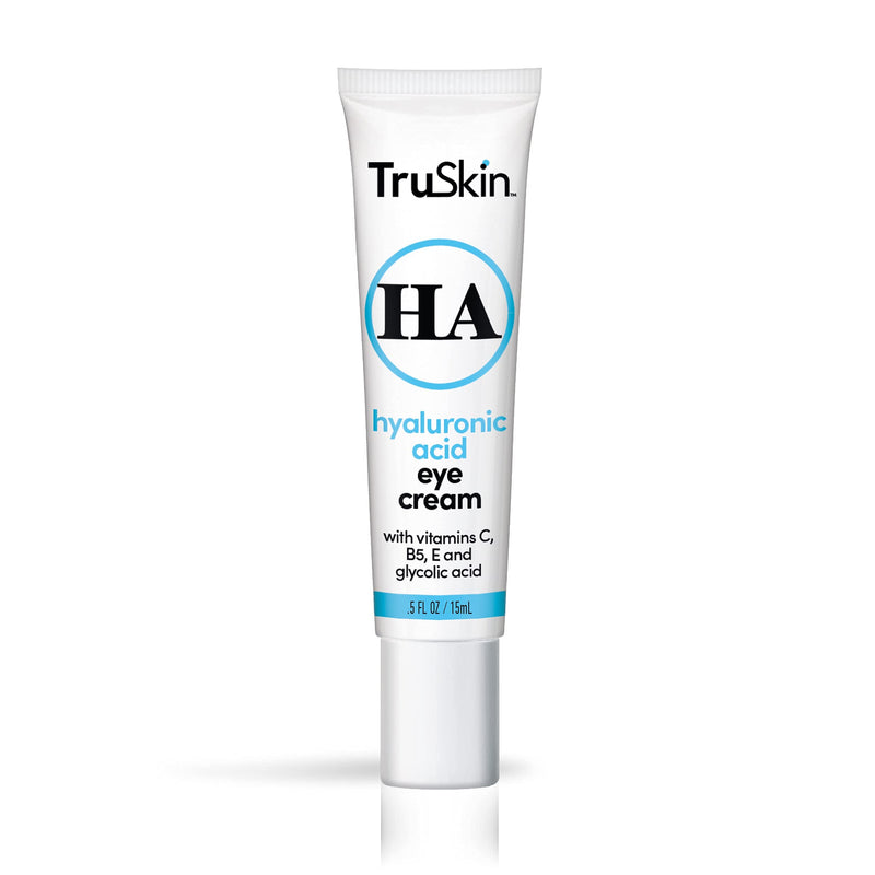 TruSkin Hyaluronic Acid Eye Cream, Anti-Aging Treatment for Under Eyes with Super Blend including Vitamin C, Vitamin B5, Vitamin E and Glycolic Acid, Best for Dark Circles, Fine Lines and Wrinkles - BeesActive Australia