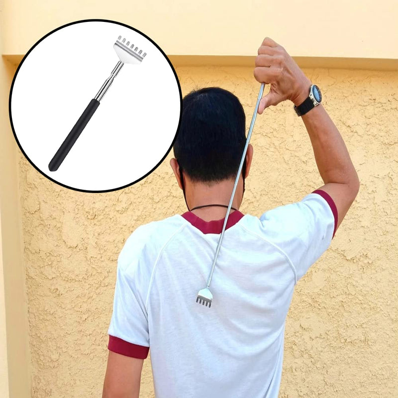 Back Scratcher, Portable Extendable Back Scratcher, Telescopic Back Scratcher, Stainless Steel Back Scratcher Massager, Telescopic Back Scratch - BeesActive Australia
