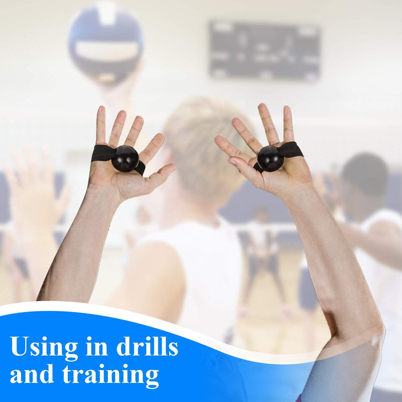 Skylety 4 Pieces Volleyball Training Technique Setting Aid Volleyball Equipment for Teaching Proper Hand Placement and Preventing Excessive Hand Contact (4 Straps and knobs) - BeesActive Australia