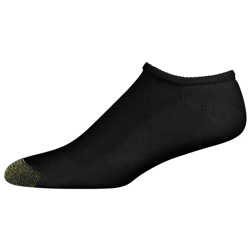 Gold Toe mens 656f Cotton No Show Athletic Socks, Multipairs Large Black (12-pairs) - BeesActive Australia