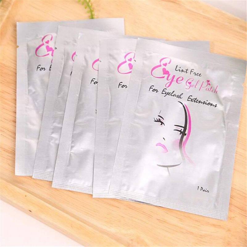 50 Pairs Set,Eye Gel Patches,Under Eye Pads Lint Free Lash Extension Eye Gel Patches for Eyelash Extension Eye Mask Beauty Tool - BeesActive Australia