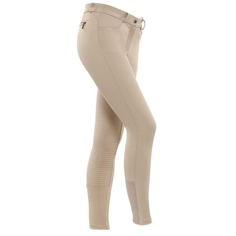 HR Farm Women's Full Seat Silicone Grip Breeches Horse Riding Jodhpurs 1 Beige 30 - BeesActive Australia