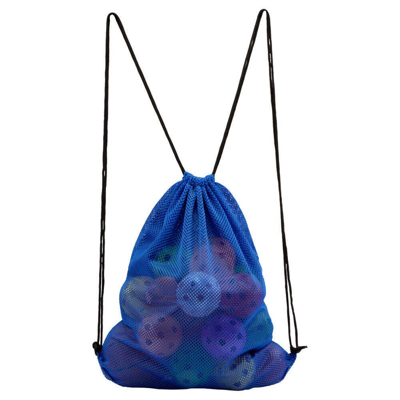 Mesh Drawstring String Backpack Bag with Inside Zipper Pocket for Toys, Sports Gym Gear, Clothes, Backpacking, Camping Gear, Beach, Swimming, Diving, Travel, Laundry (Black) Black - BeesActive Australia
