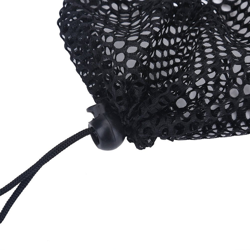 Tbest 3 Size Nylon Mesh Drawstring Pouch Golf Balls Holder Storage Bag Black Small - BeesActive Australia
