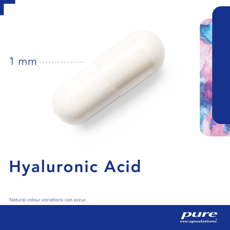 Pure Encapsulations - Hyaluronic Acid - High Absorption, Fermented, Low Molecular Weight Hyaluronic Acid - 60 Capsules - BeesActive Australia