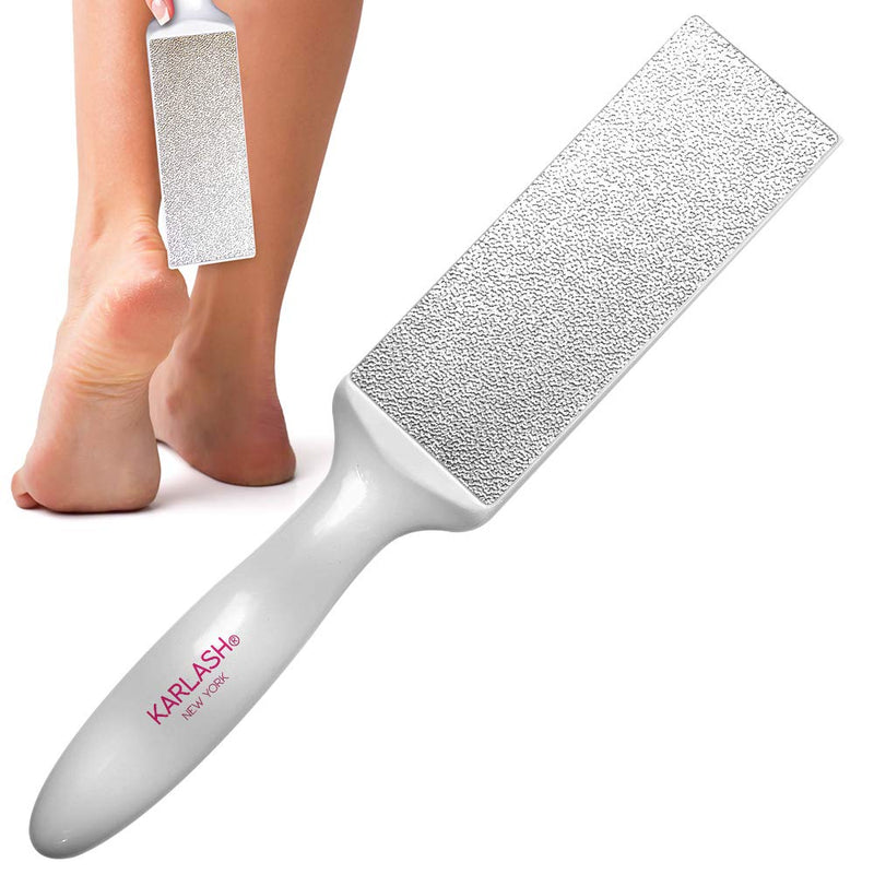Karlash 2-Sided Hypoallergenic Nickel Foot File for Callus Trimming and Callus Removal, White Pack of 1 - BeesActive Australia