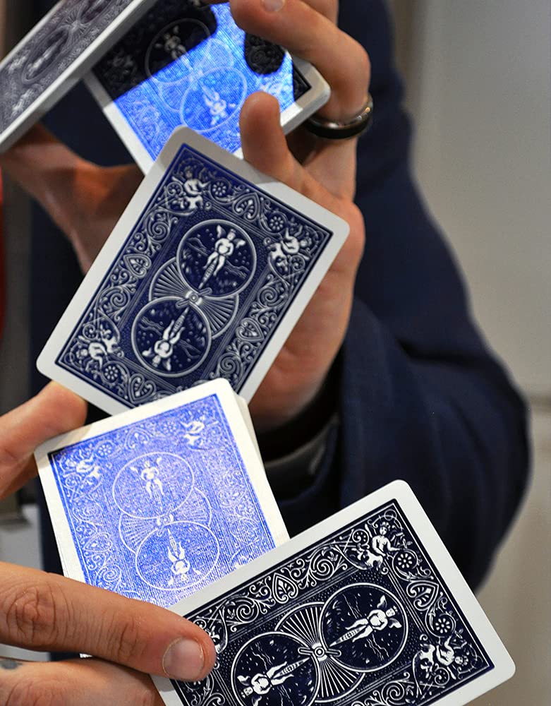 Bicycle Metalluxe Blue Playing Cards Bicycle Metalluxe Blue Playing Cards - BeesActive Australia