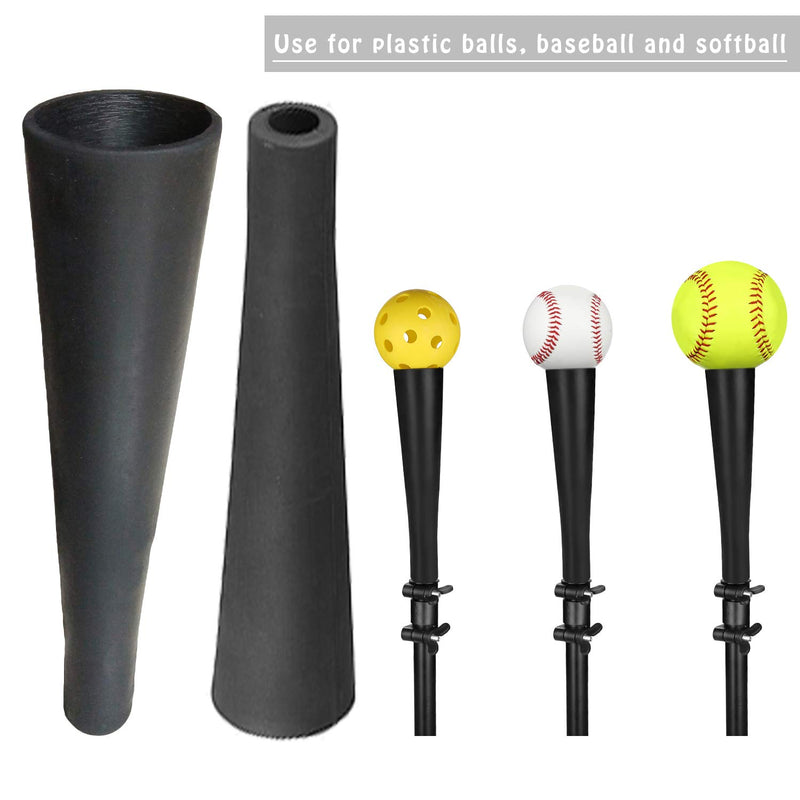 [AUSTRALIA] - BaseGoal Batting Tee Topper Replacement Basic Ball Rest Rubber Cup,2 Packs 