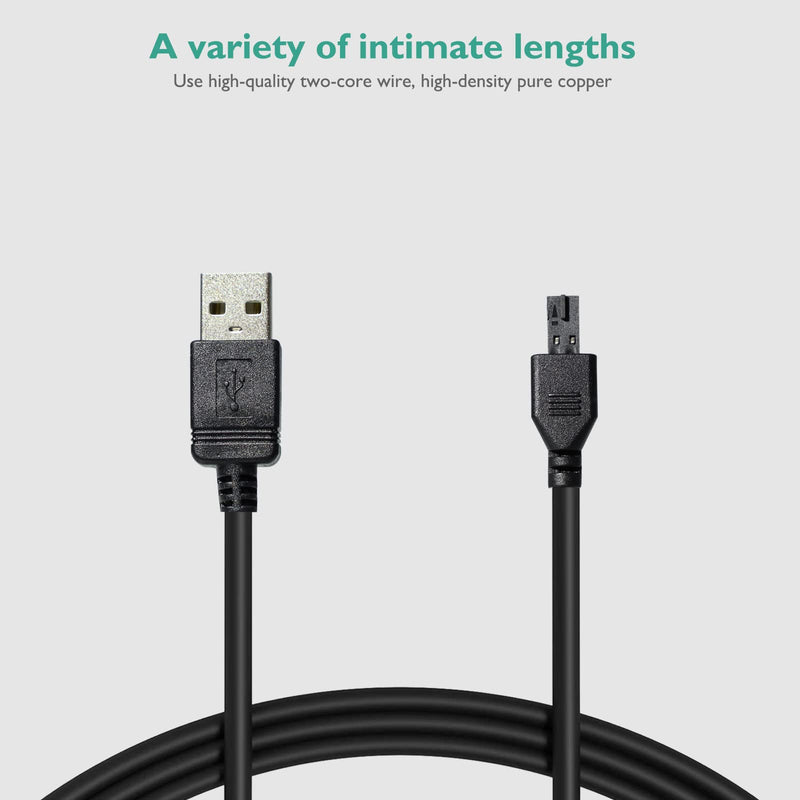 Lnauy for PetSafe Receiver Charger, Replacement Cord Compatible with Multiple Wireless and In-Ground Fences 4 Ft USB Charging Cable Power Supply Adapter - BeesActive Australia