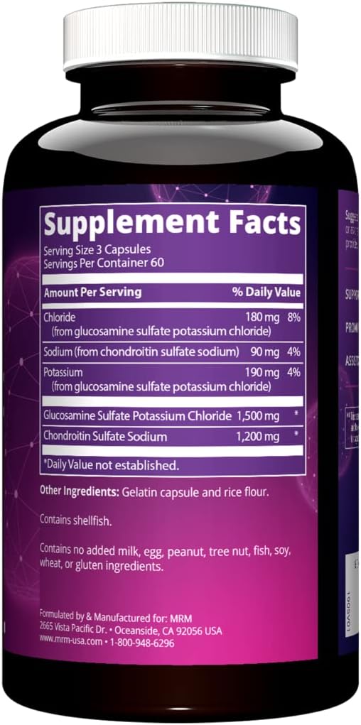 Glucosamine chondroitin sulfate 1500mg/1200mg 180t tablets - BeesActive Australia
