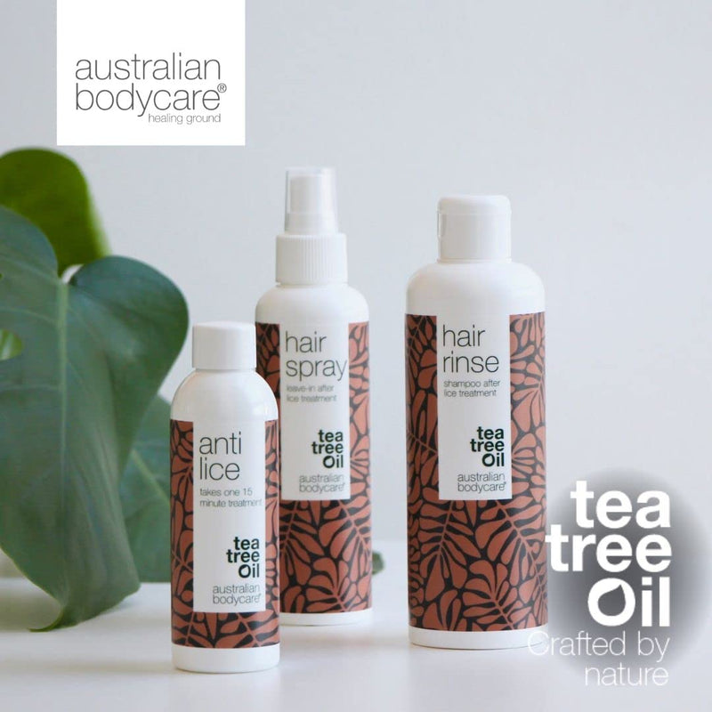Head Lice Treatment Kit | 3 Products with Tea Tree Oil against Head Lice & Nits | 15 Minute Anti Lice Treatment, Head Lice Prevention Spray & Shampoo for the whole family from Australian Bodycare 500 ml (Pack of 1) - BeesActive Australia