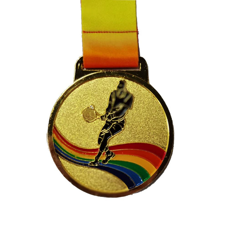 Mike Tennis Medals-Gold Silver Bronze Medals with Neck Ribbons Pack of 3 - BeesActive Australia