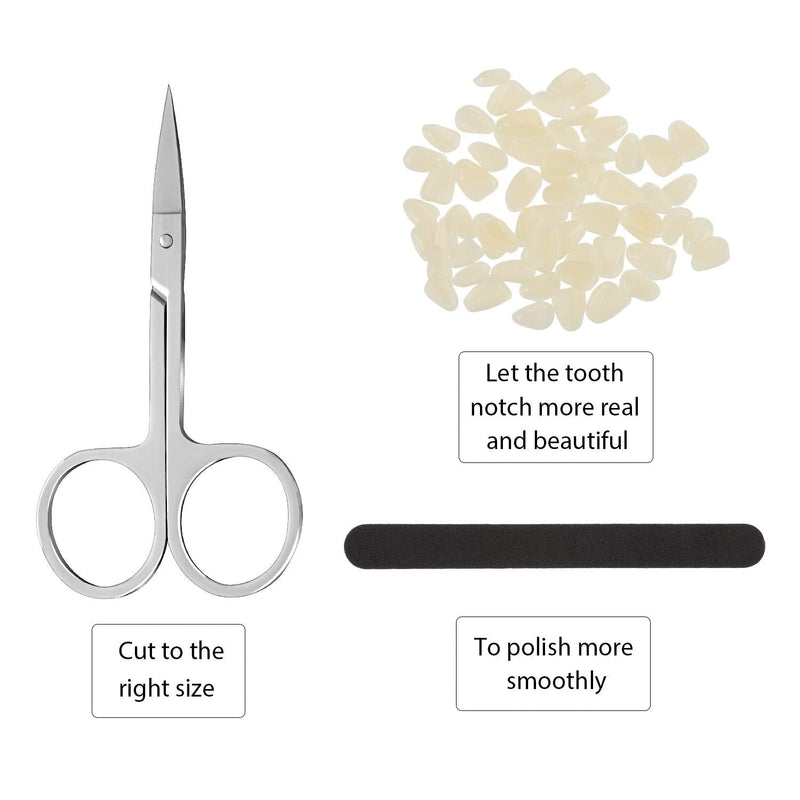 Temporary Tooth Replacement Thermal Adhesive Fitting Beads for Fake Teeth for Snap On Instant and Denture Adhesive Fake Teeth Cosmetic Braces Veneer - BeesActive Australia