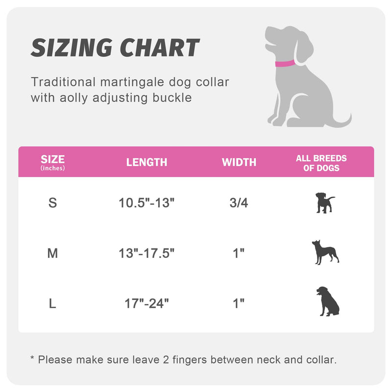 JOYEEIIOO Martingale Dog Collar, Adjustable Nylon Reflective Collar with Quick Release Buckle. Tightens When Dog Pull, Prevents Slipping Out-Helps with Strong pullers-Increase Control… PURPLE Large - BeesActive Australia