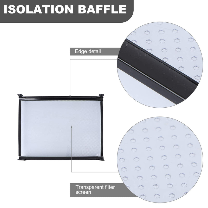 Alipis Fish Tank Divider Plastic Aquarium Panel Separator, Aquarium Divider Isolation Board Aquarium Filter with Suction Cups - BeesActive Australia