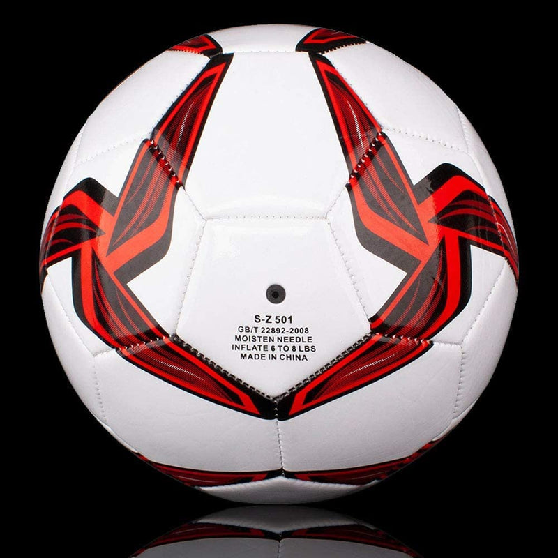 Senston Soccer Ball Size 4,5 with Pump - Official Match Football Adults and Junior Kids Soccer Ball red Size 5 - BeesActive Australia