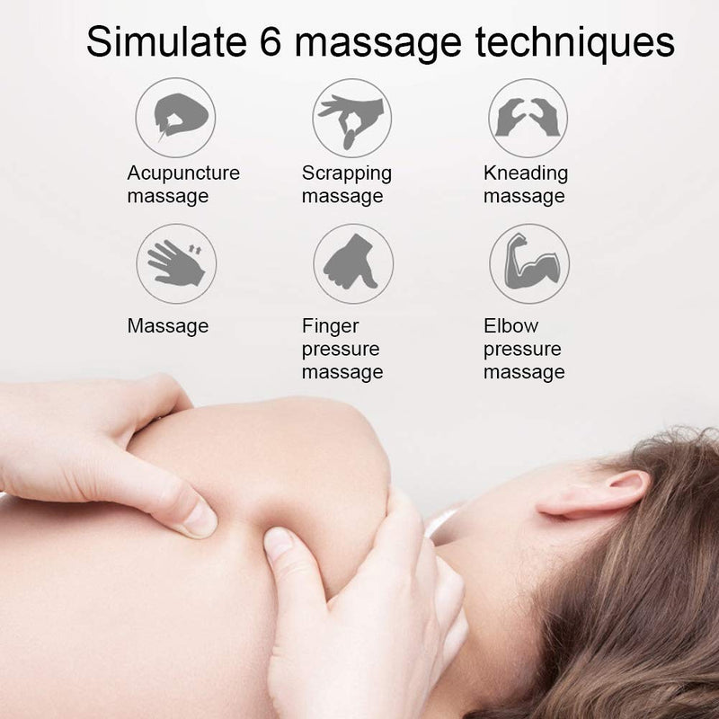 Electric Neck Massager, 6 Modes and 6 Gears Massage Intensities Cervical Vertebra Massage Device, Suitable for Shoulder Neck Hand Waist Leg(#2) #2 - BeesActive Australia