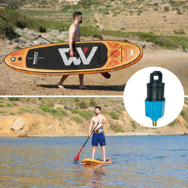PeSandy Inflatable SUP Pump Adaptor Compressor Paddle Board Pump Adapter, SUP Valve Adapter Connector Conventional Air Pump Adapter for Stand Up Paddle Board & Dinghy,Inflatable Boat Air Valve Adapter Blue - BeesActive Australia