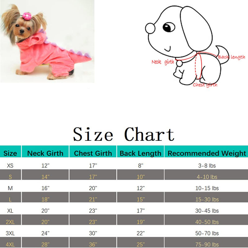 NACOCO Dog Dinosaur Design Costume Green Pet Clothes for Medium & Large Dog Small (Pack of 1) - BeesActive Australia