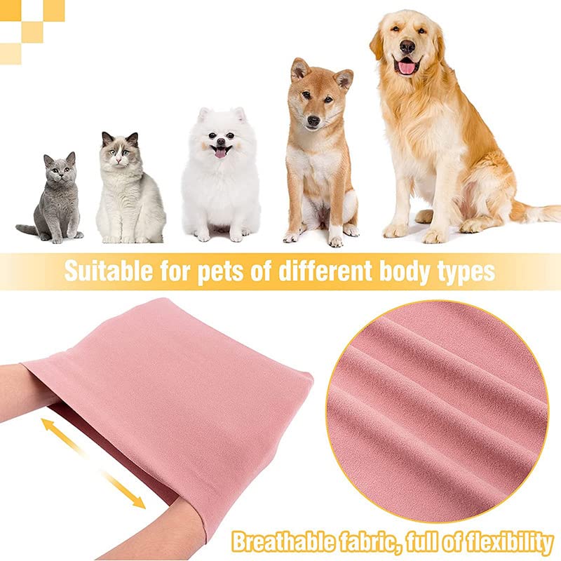 Quiet Ears Covers for Dogs 3pcs,Dog Snoods Ear Covers for Noise,Grooming and Force Drying Miracle Tool for Anxiety Relief & Calming Dogs(Grey+Pink+Purple) Small - BeesActive Australia