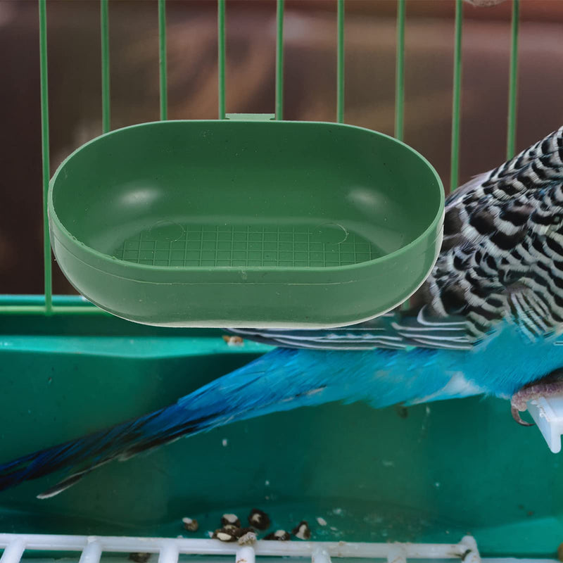 POPETPOP 2pcs Birds Bath Tub Parrot Bathtub Bird Bath Bowl Bird Shower Sink Cage Accessories for Parakeet Budgie Cockatiel Love Birds (Green) - BeesActive Australia