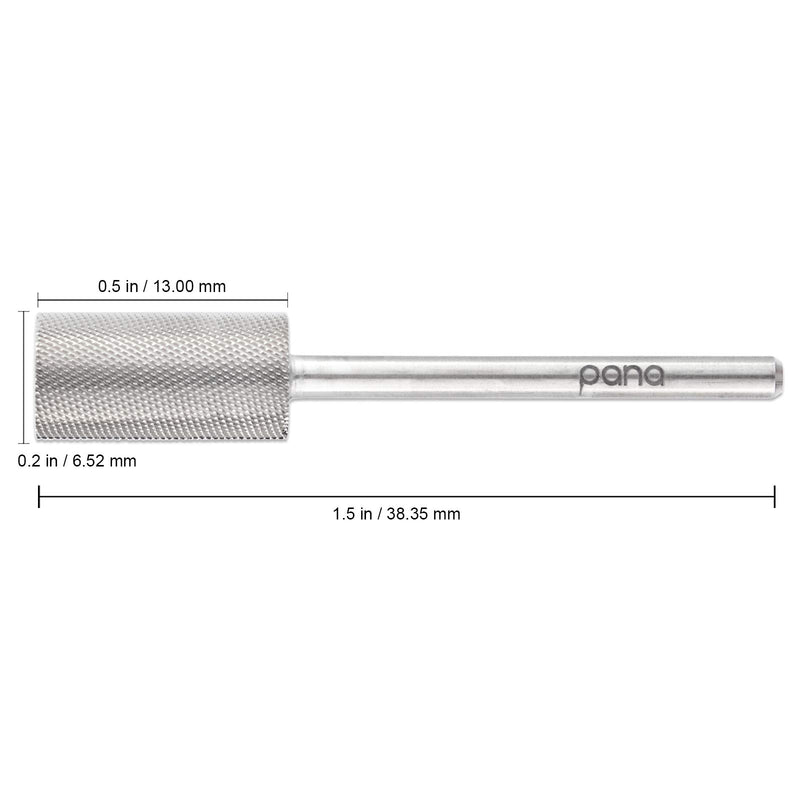 Premium Pana 3/32" Safety Nail Carbide Bit - Silver Large Barrel Head (Grit: Extra Fine - XF) for Electric Dremel Drill Machine - BeesActive Australia