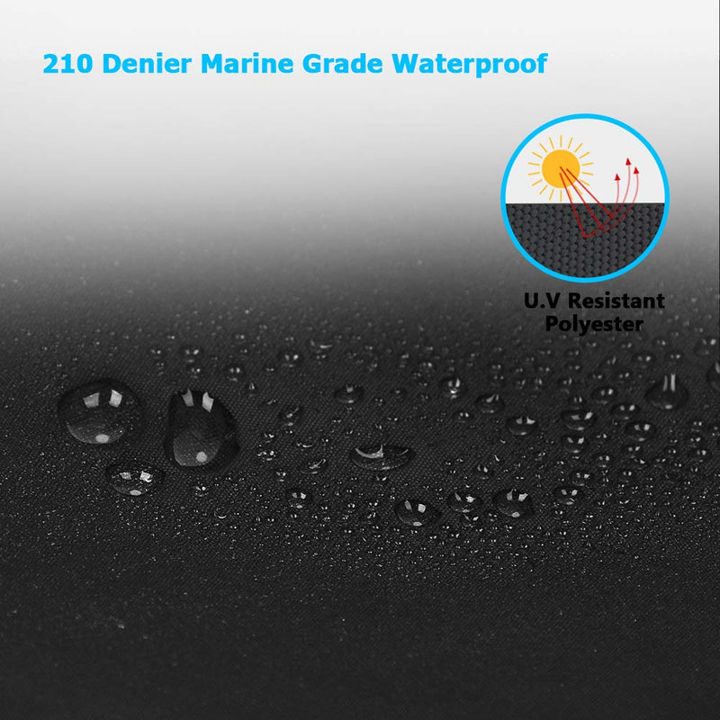 iCOVER Pedal Boat Cover, Fits 3 or 5 Person Pedal Boat Water Proof Heavy Duty Paddle Boat Cover, Black - BeesActive Australia