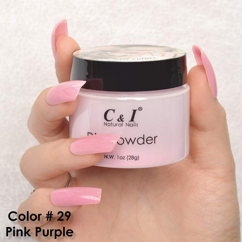 C & I Dipping Powder Color No.029 Pink-purple Purple Color System - BeesActive Australia