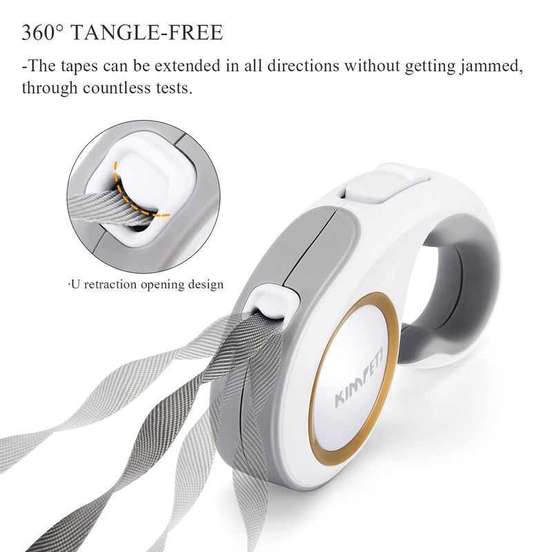 Retractable Dog Leash 10FT,Ladies Only,Pet Walking Leash with Anti-Slip Handle for Small Medium Large Breed Dogs up to 110lbs,360°Tangle-Free,One-Handed Brake,Pause,Lock - BeesActive Australia