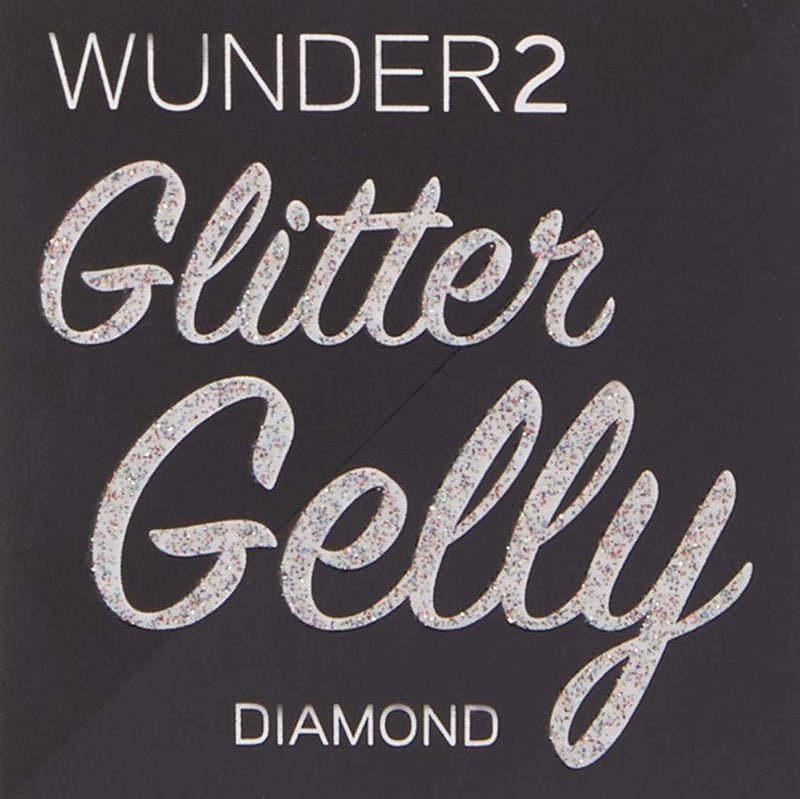 WUNDER2 GLITTER GELLY Long Lasting Glitter Gel - Face, Eye and Body Glitter Makeup, Diamond Color 0.05 Fluid Ounce - BeesActive Australia