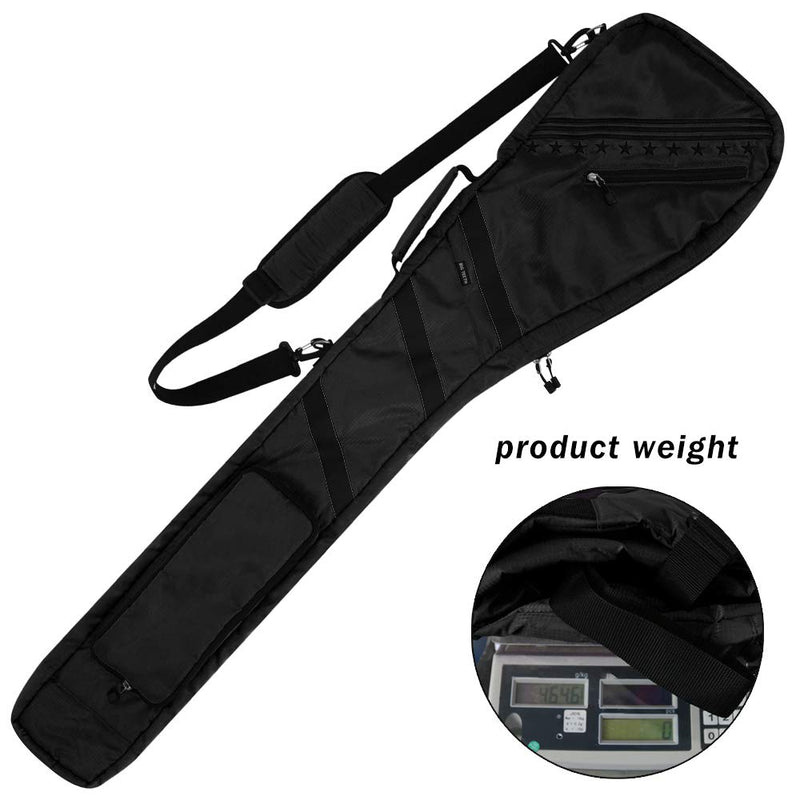 Golf Bag Clubs Case Foldable Zippered Carry Bag Thick and Tough Lightweight Waterproof Sunday Bag Multi Colors Black - BeesActive Australia
