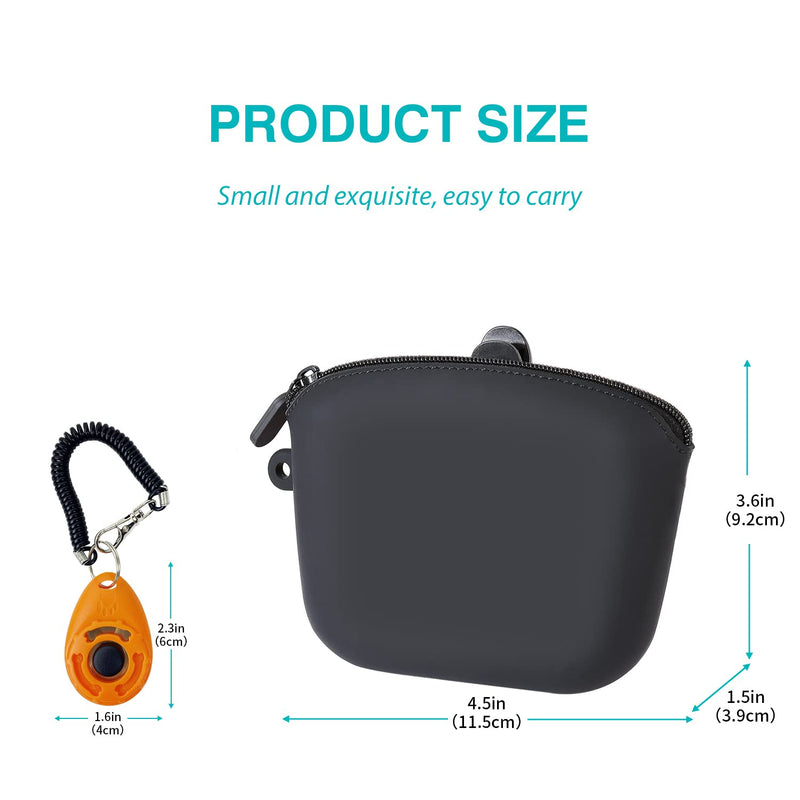 Dog Training Treat Pouch with Clip, Portable Waterproof Puppy Treat Bag and Training Clicker S - BeesActive Australia