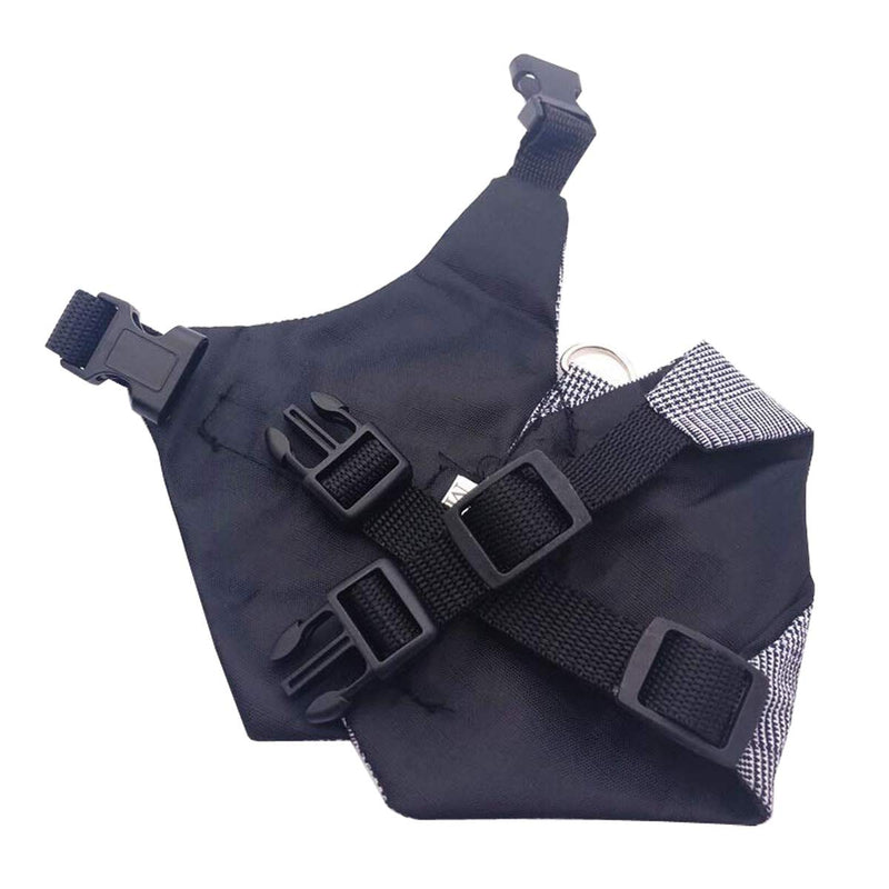Wontee Rabbit Vest Harness and Leash Set Adjustable Formal Suit Style for Bunny Kitten Small Animal Walking Medium - BeesActive Australia