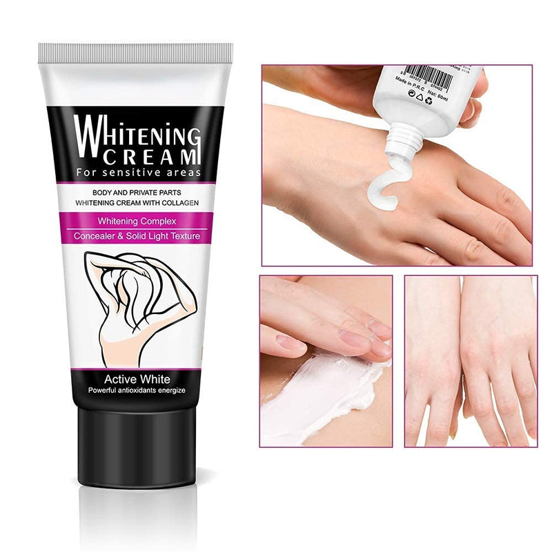 2 Pcs Dark Spot Remоver Cream for Intimate Areas - Armpit Body Cream for Skin - Dark Spot Remover for Intimate Part (2 pcs) - BeesActive Australia