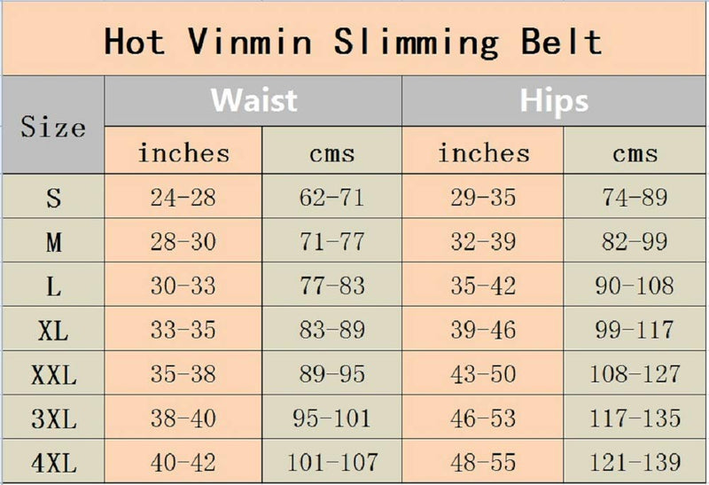 ValentinA Hot Slimming Belt Trainer Shaper Workout Sauna Suit Weight Loss Cincher X-Large - BeesActive Australia