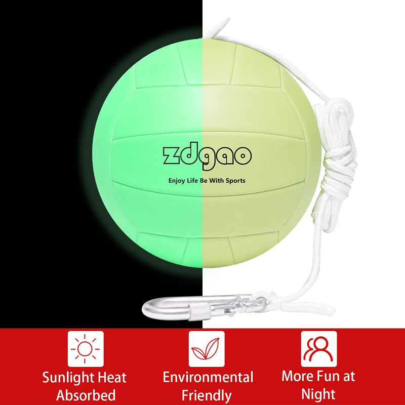 YDDS Tether Balls and Rope Set, Glow in Dark, Come with Carabiner, Ball Pump with Needle, and Extra Rope for Replacement - BeesActive Australia