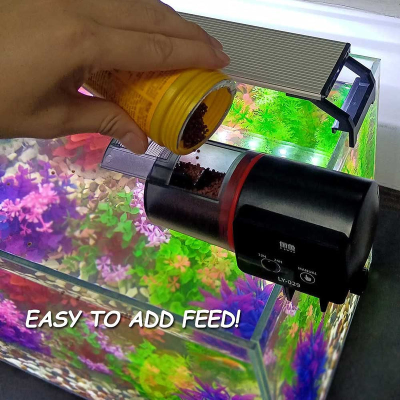 Automatic Fish Feeder - USB Rechargeable Timer Fish Feeder, Fish Food Dispenser for Aquarium or Fish Tank LY-019 - BeesActive Australia